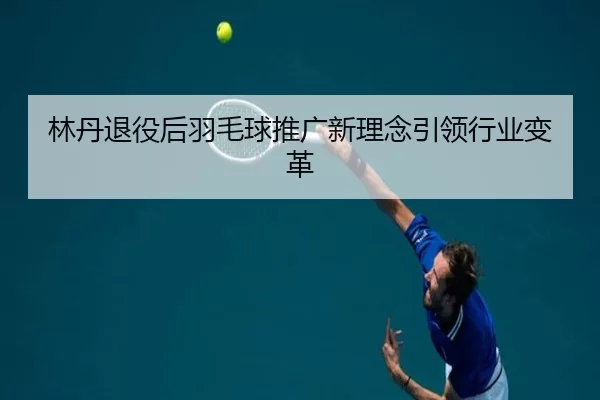 林丹退役后羽毛球推广新理念引领行业变革